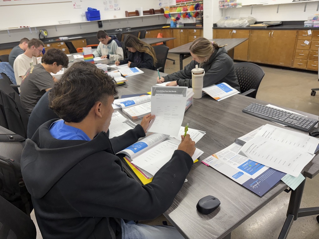 pics from HS personal finance class