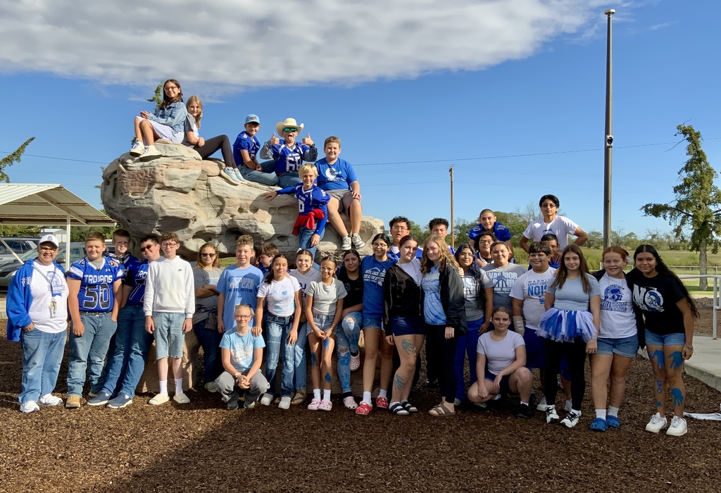 Jr. High blue and white day