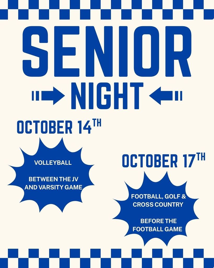 fall senior night flyer