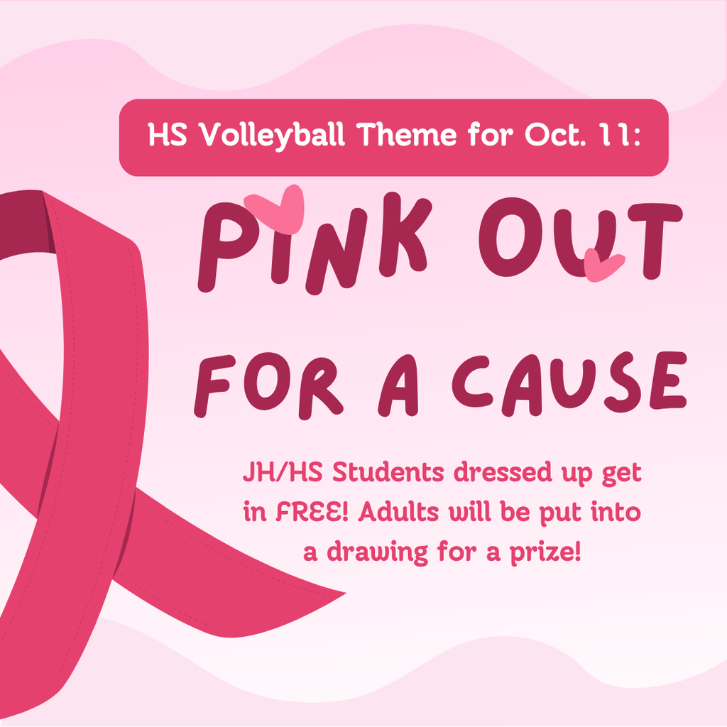 HS VB game theme flyer