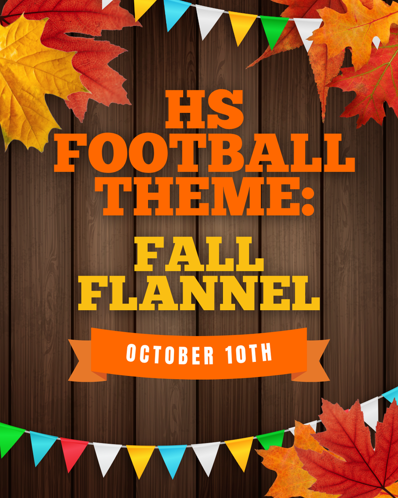 HS Football game theme flyer