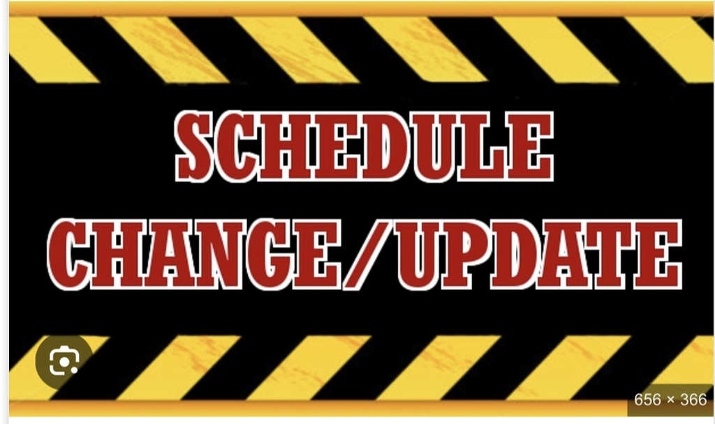 JV FB schedule update 