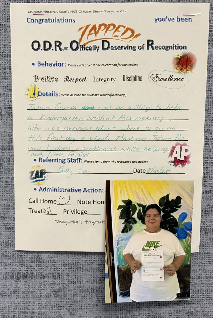 LAES student who got recognized “zapped” 