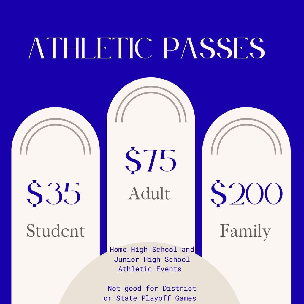 athletic pass prices on a flyer