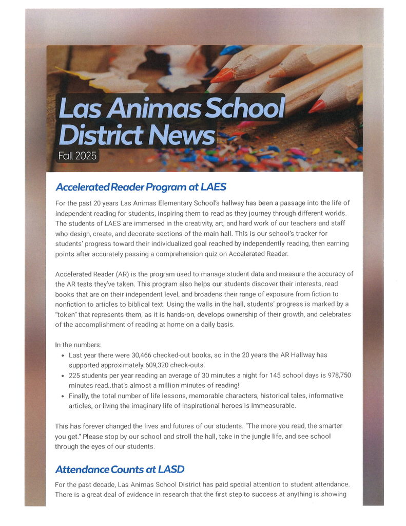 LASD Fall newsletter