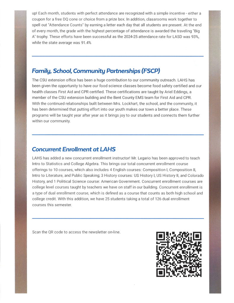 LASD Fall newsletter
