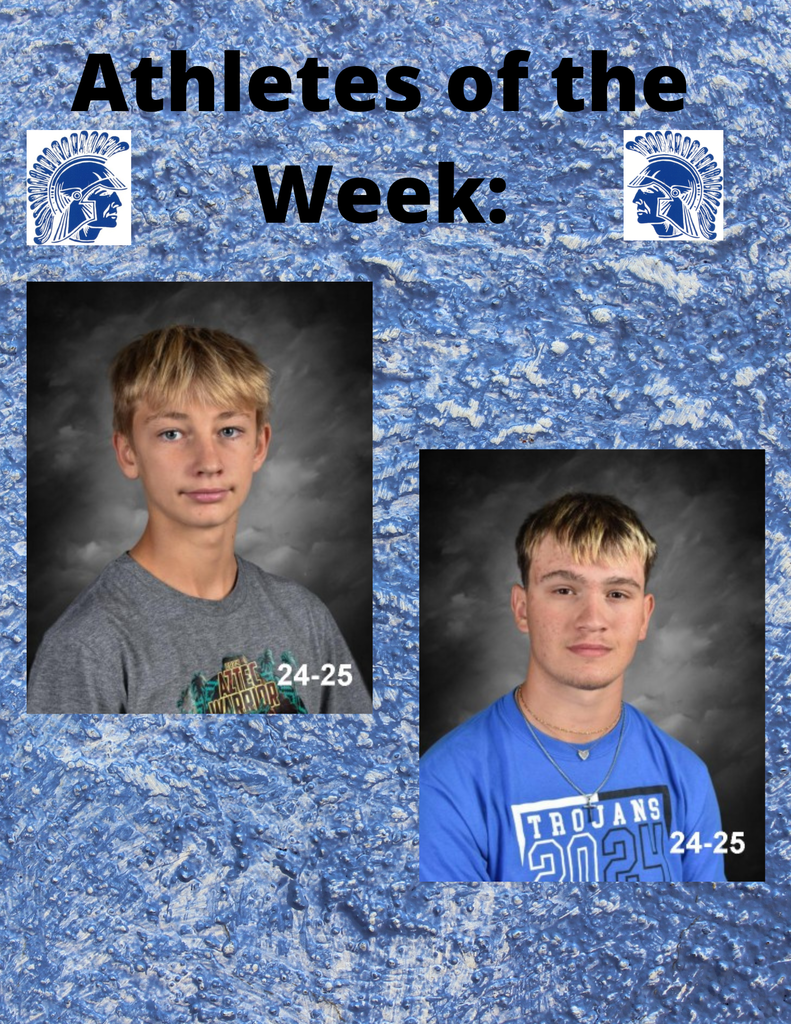 a thlete of the week flyer
