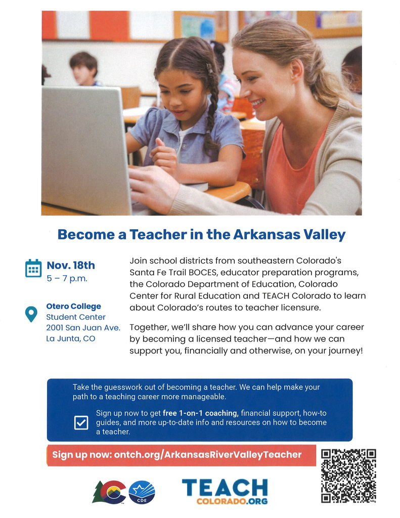 seminar on becoming a teacher flyer