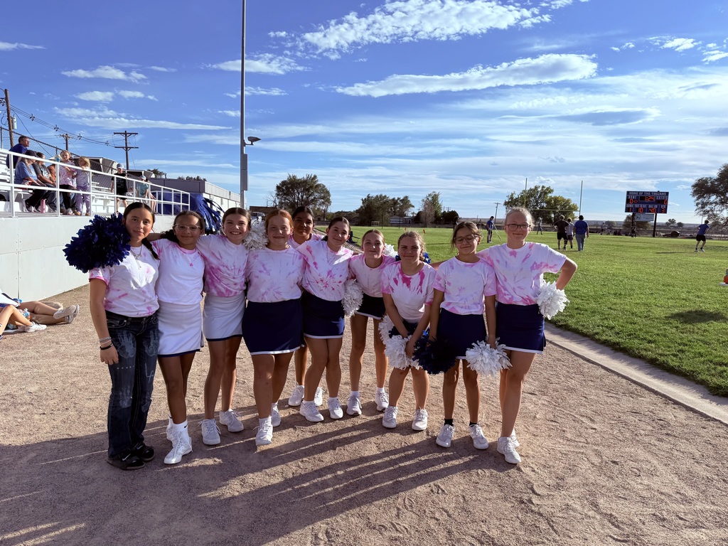 Jr high cheerleaders