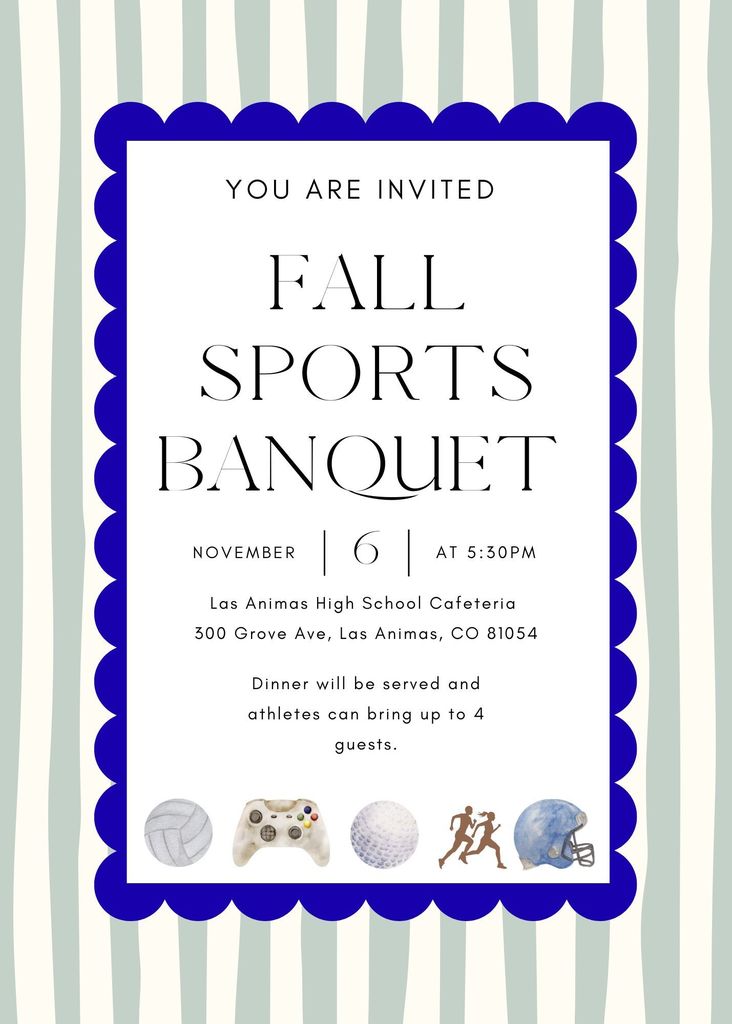 Fall sports banquet