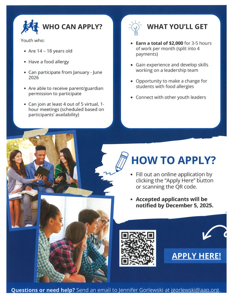 youth leadership team flyer