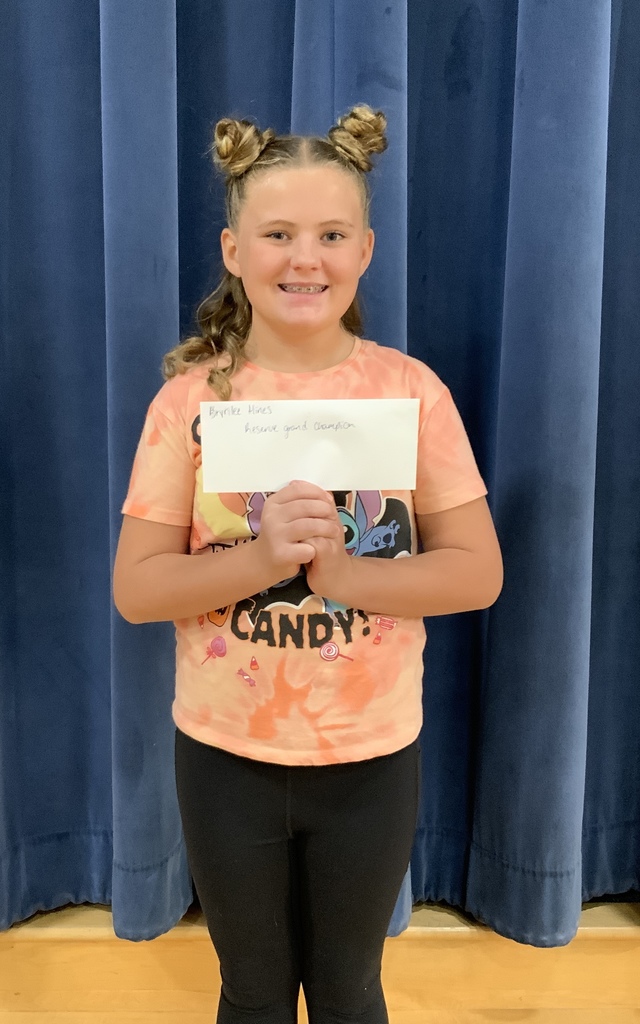 Harvest show res. Grand champion