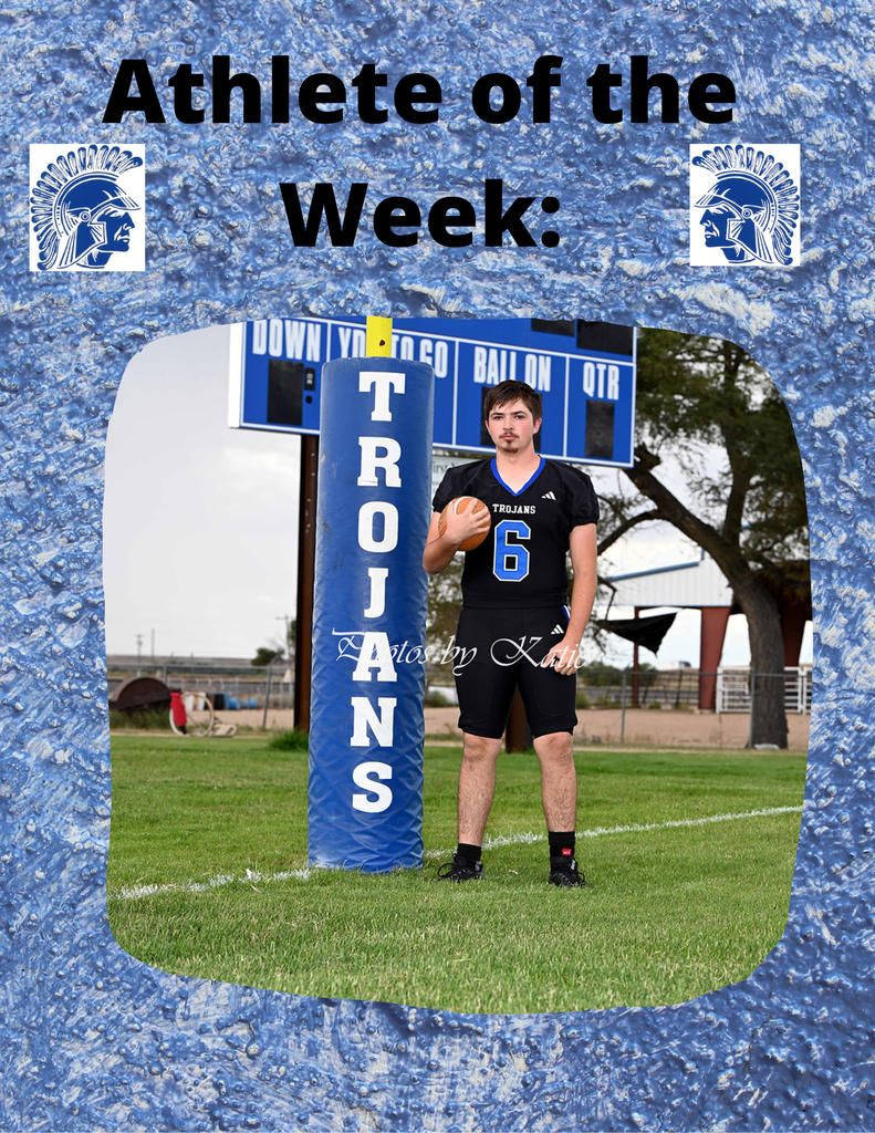 athlete of the week flyer