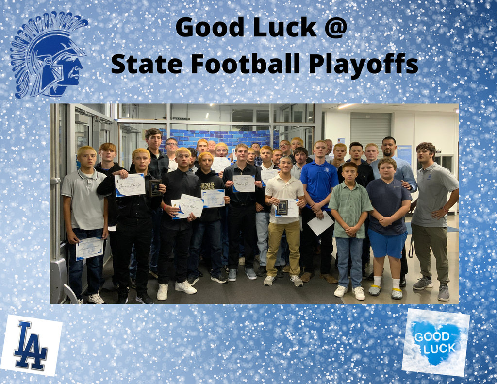 Poster of Trojan FB state playoffs 