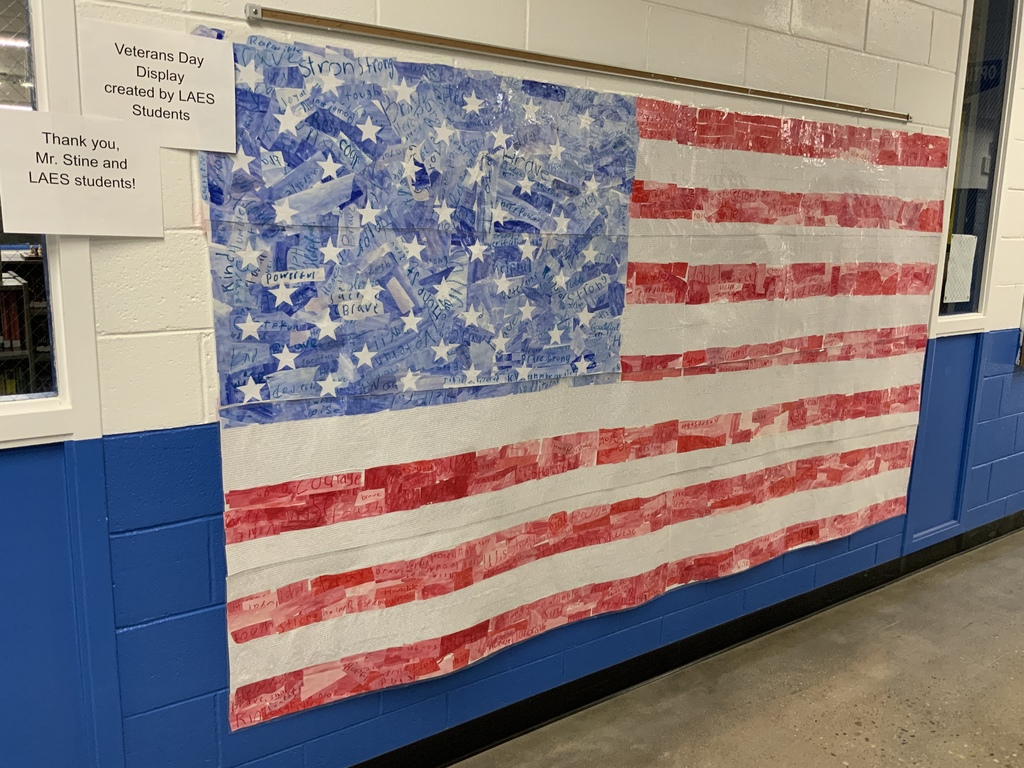 Art project for the Veterans Day program 