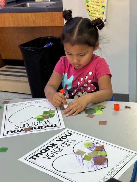 PreK Veterans Day activity 