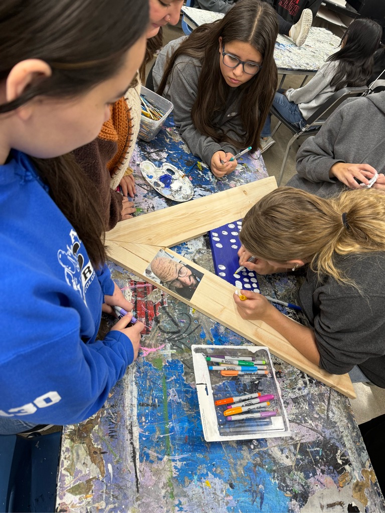 Jr. Class decorating the Big A