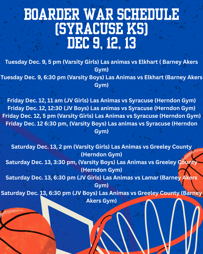 border war HS BB schedule