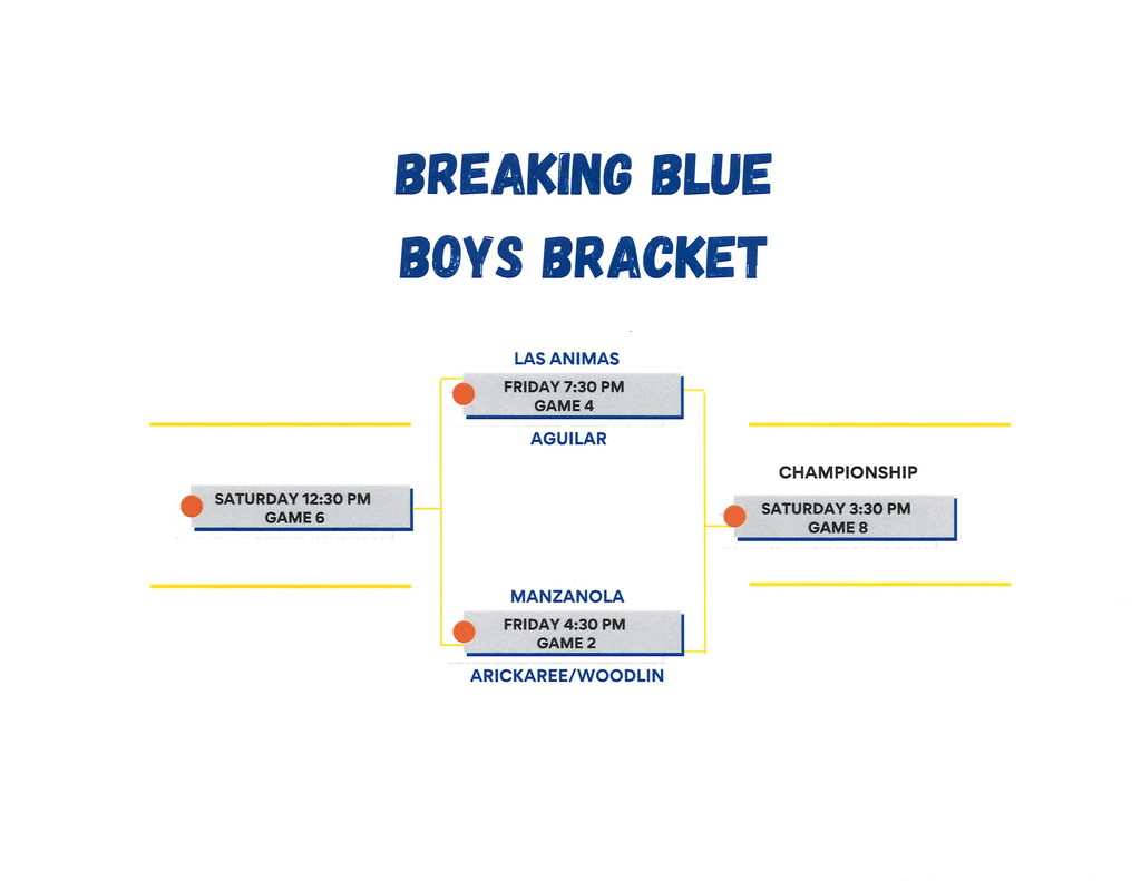 Breaking Blue BB schedule 