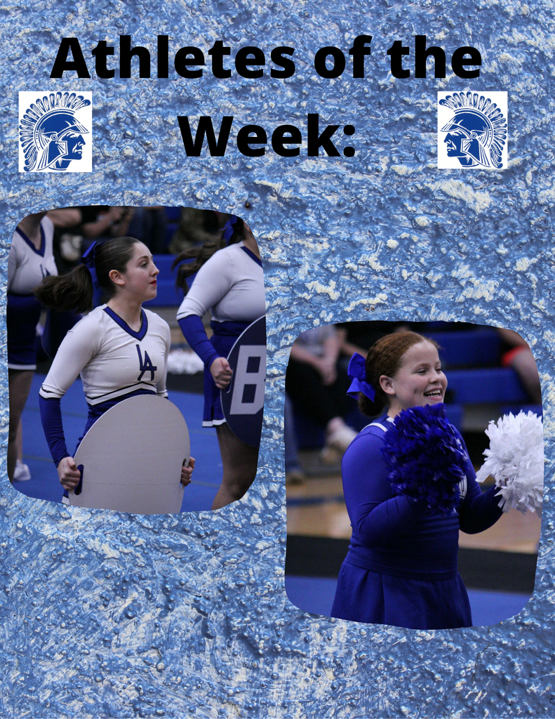 athlete of the week flyer