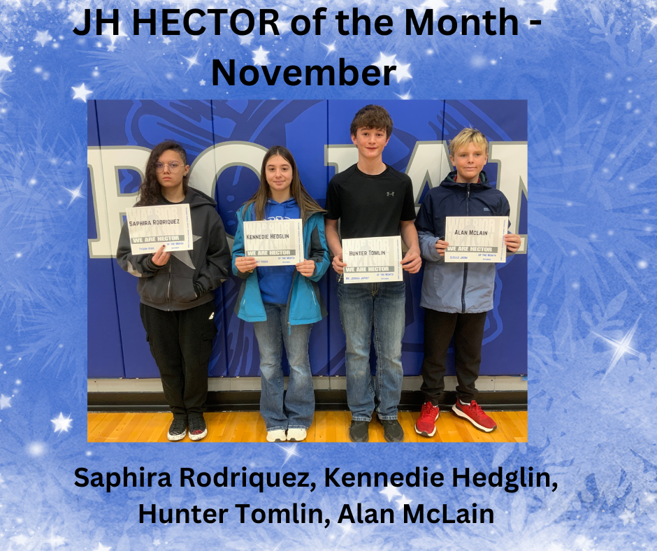 JH HECToR of the Month for November