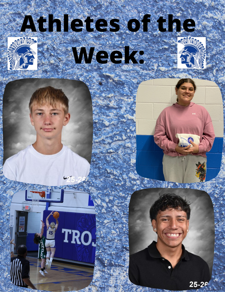 athete of the week flyer