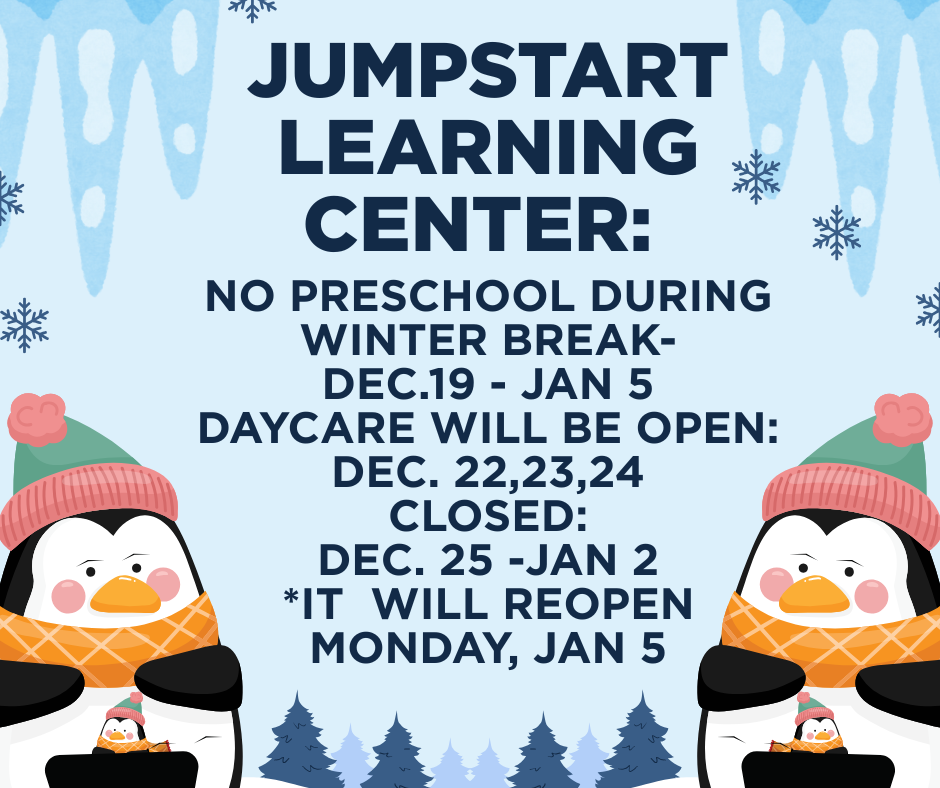 JS Learning center winter break
