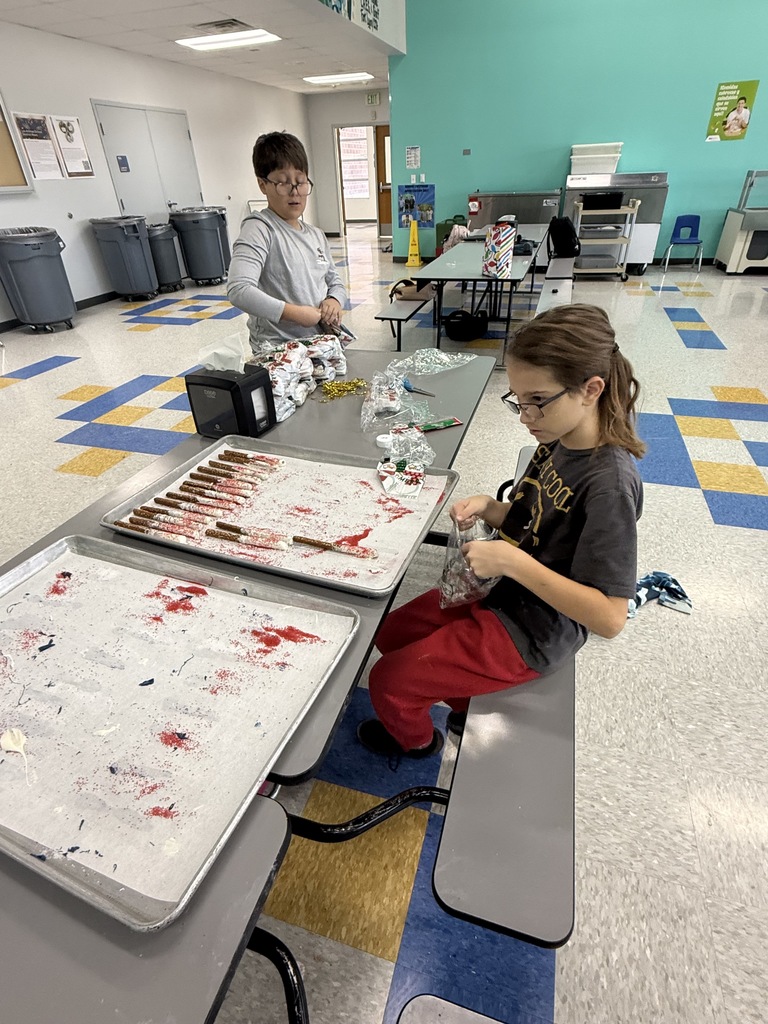 5th. 6th grade pics of their give back activities 