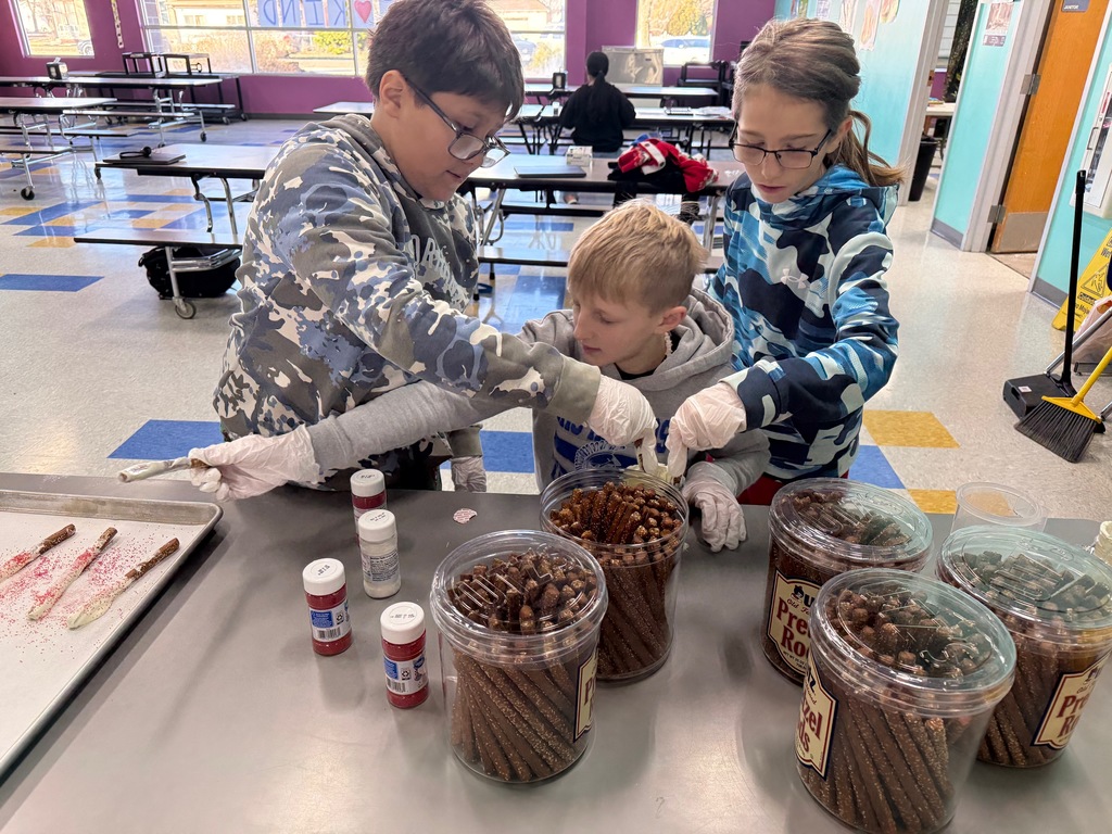 5th. 6th grade pics of their give back activities 