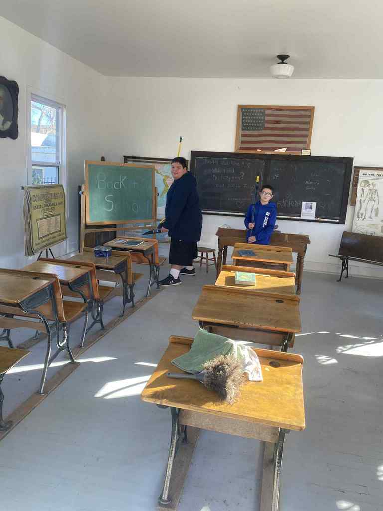 Clean up at the museum 