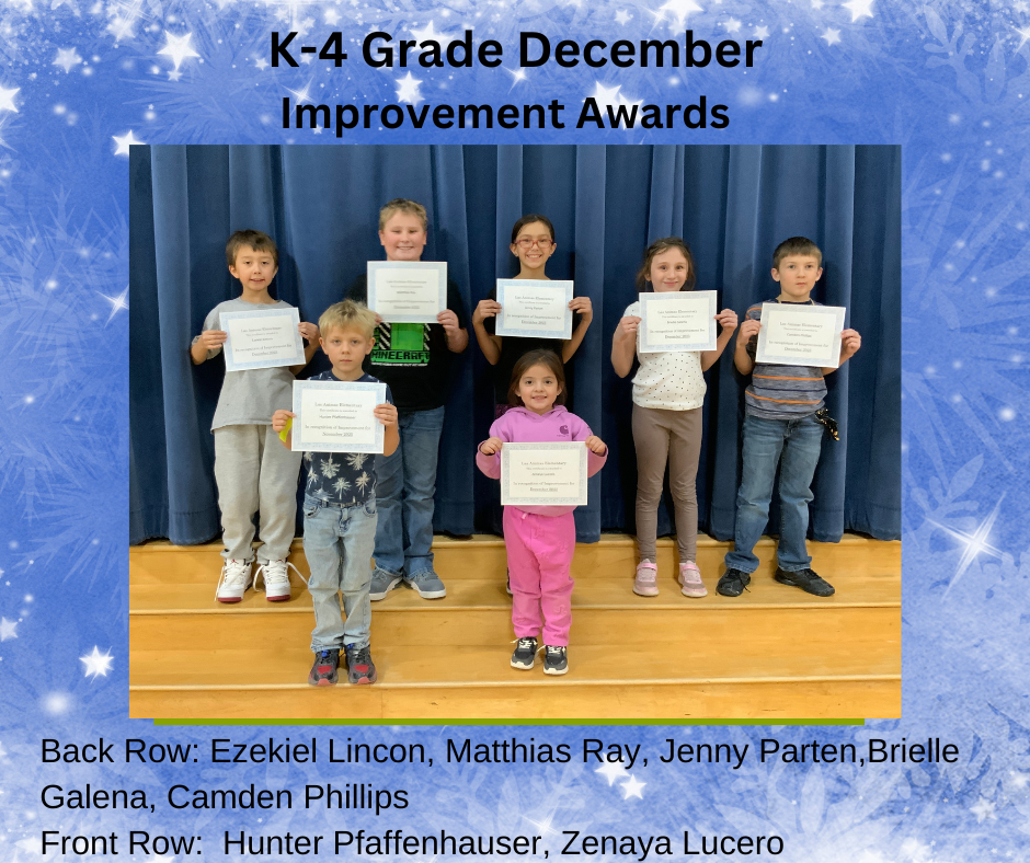 LAES Improvement Award Winners