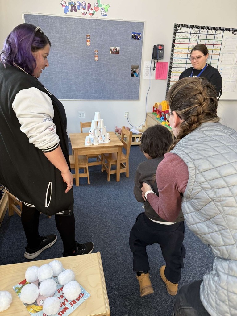 BOCES doing activites in the PreK classroom