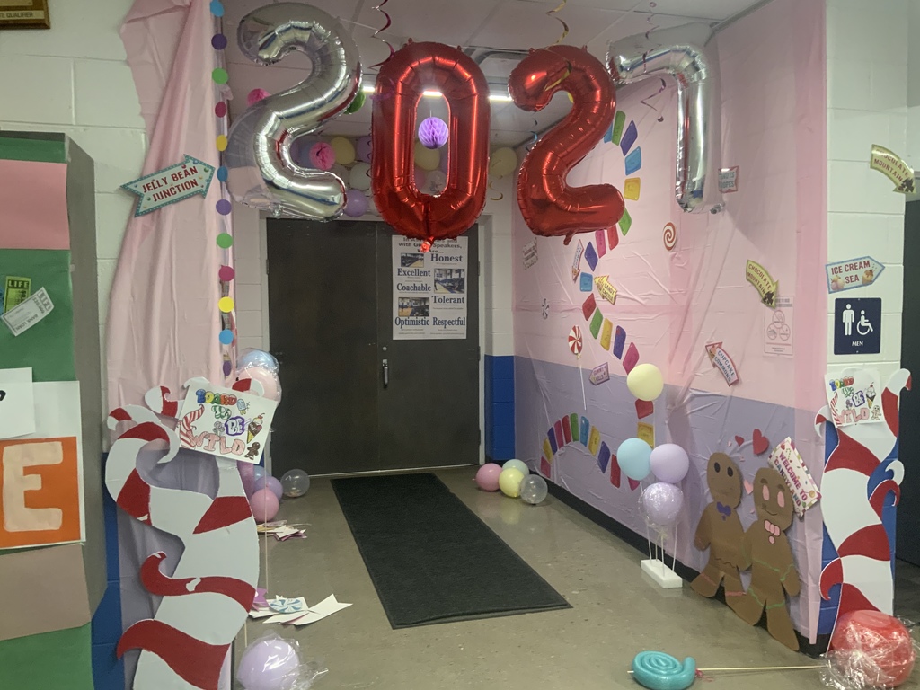 Wall decorations for Winter Sports Week 