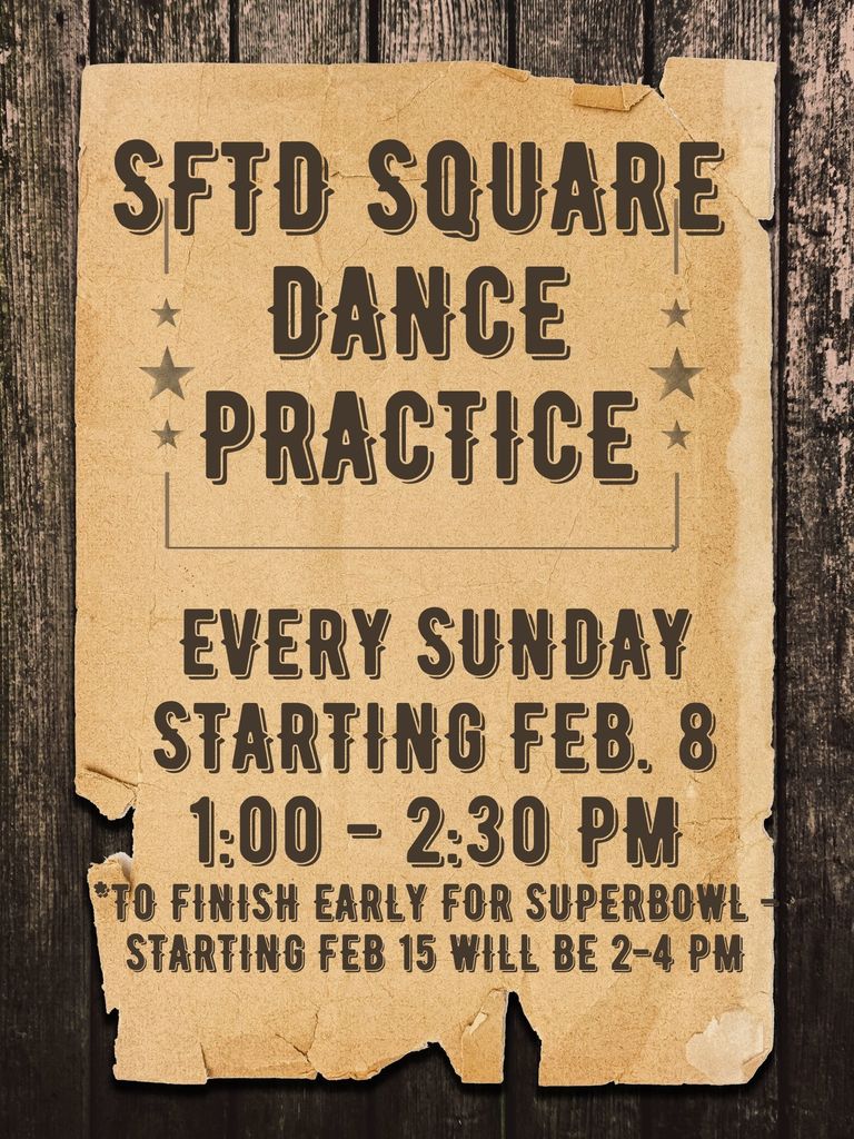 SFTD square dance practic e