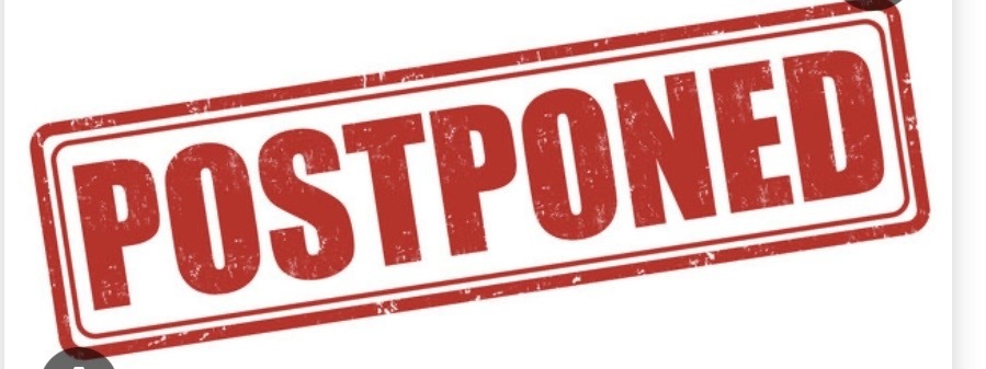 Games postponed