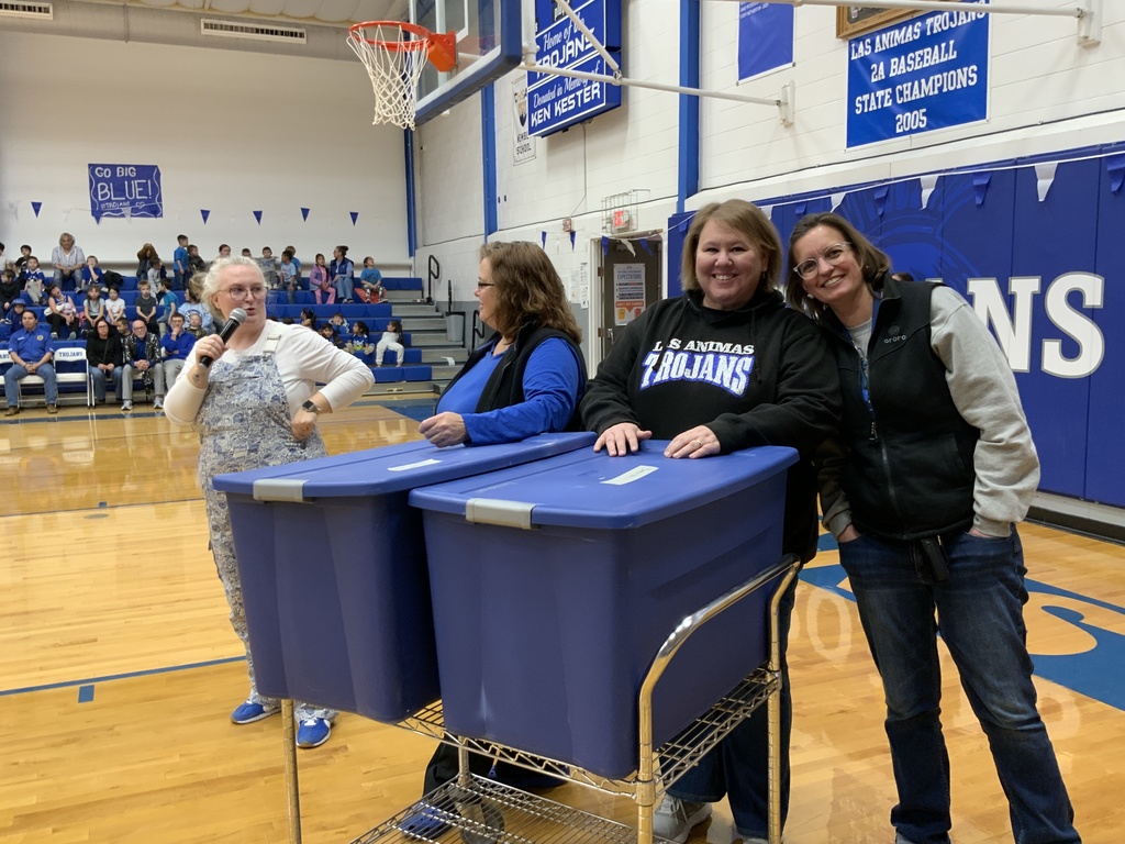 Winter Sports treat bags from booster club 