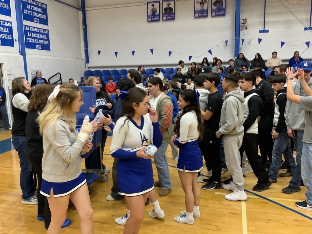 Winter Sports treat bags from booster club 