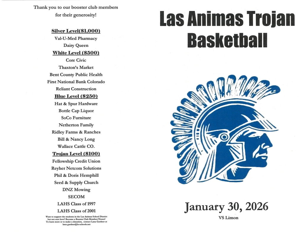 HS Basketball basketball program for Jan 30