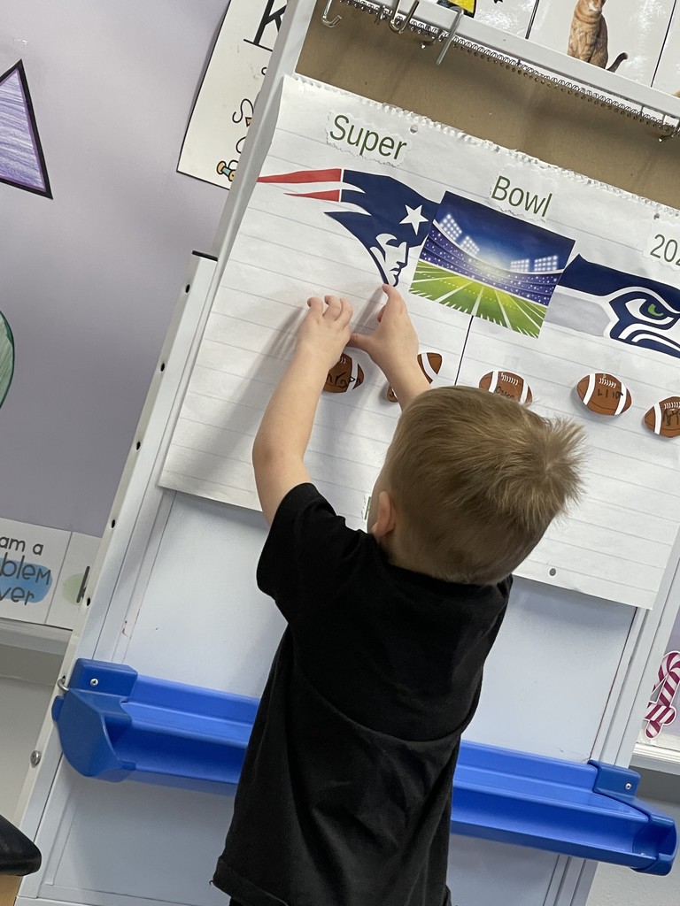 JS Preschool Super Bowl prediction pictures 