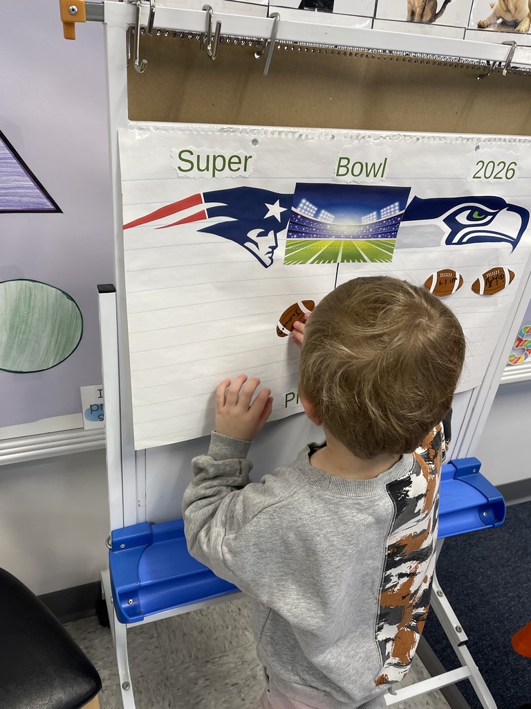 JS Preschool Super Bowl prediction pictures 