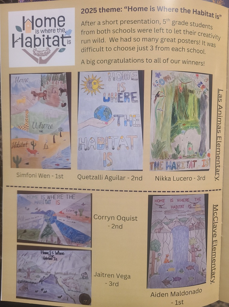 Bent Conservation Poster Contest winners