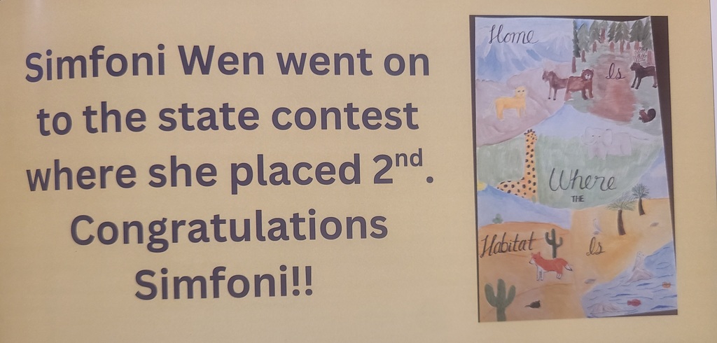 Bent Conservation Poster Contest winners