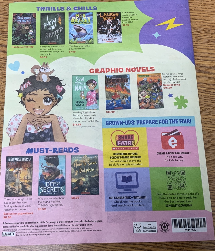 Book Fair flyers 