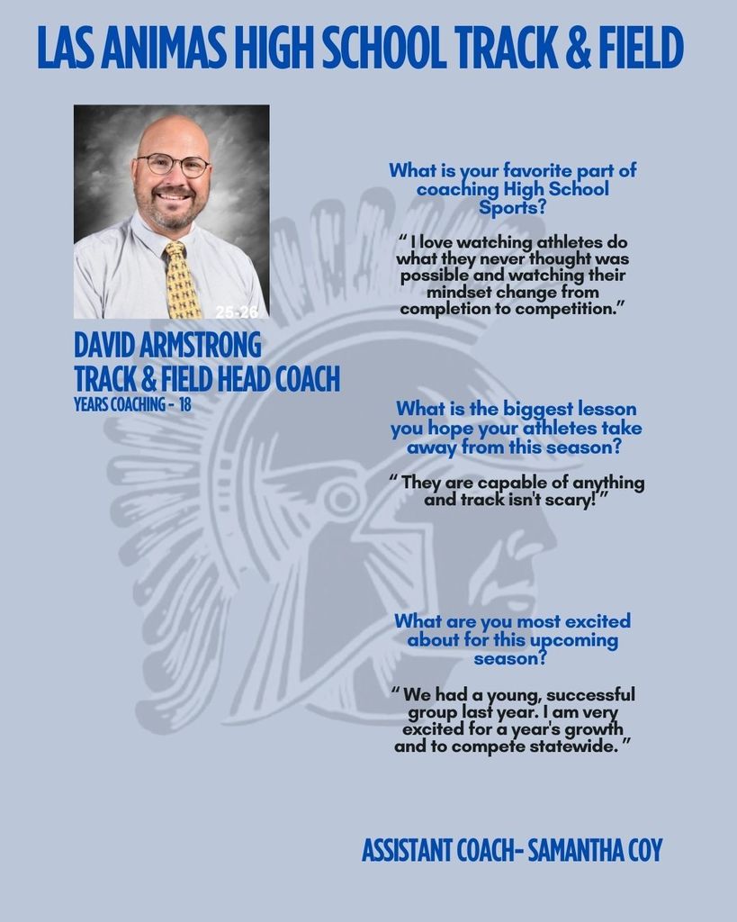 Coach Spotlight Flyer for our HS Spring Sports