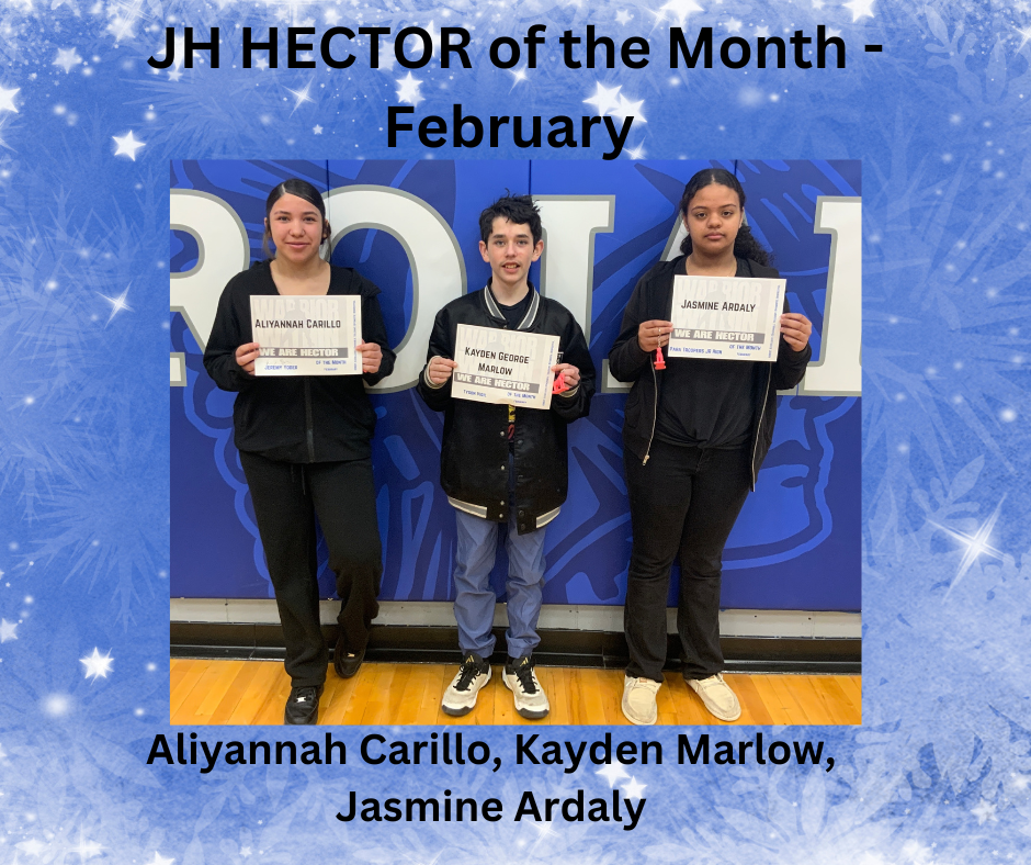 JH/HS Hector of the month flyer