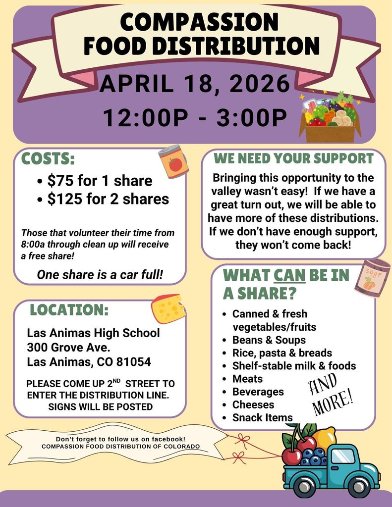 food distribution flyer