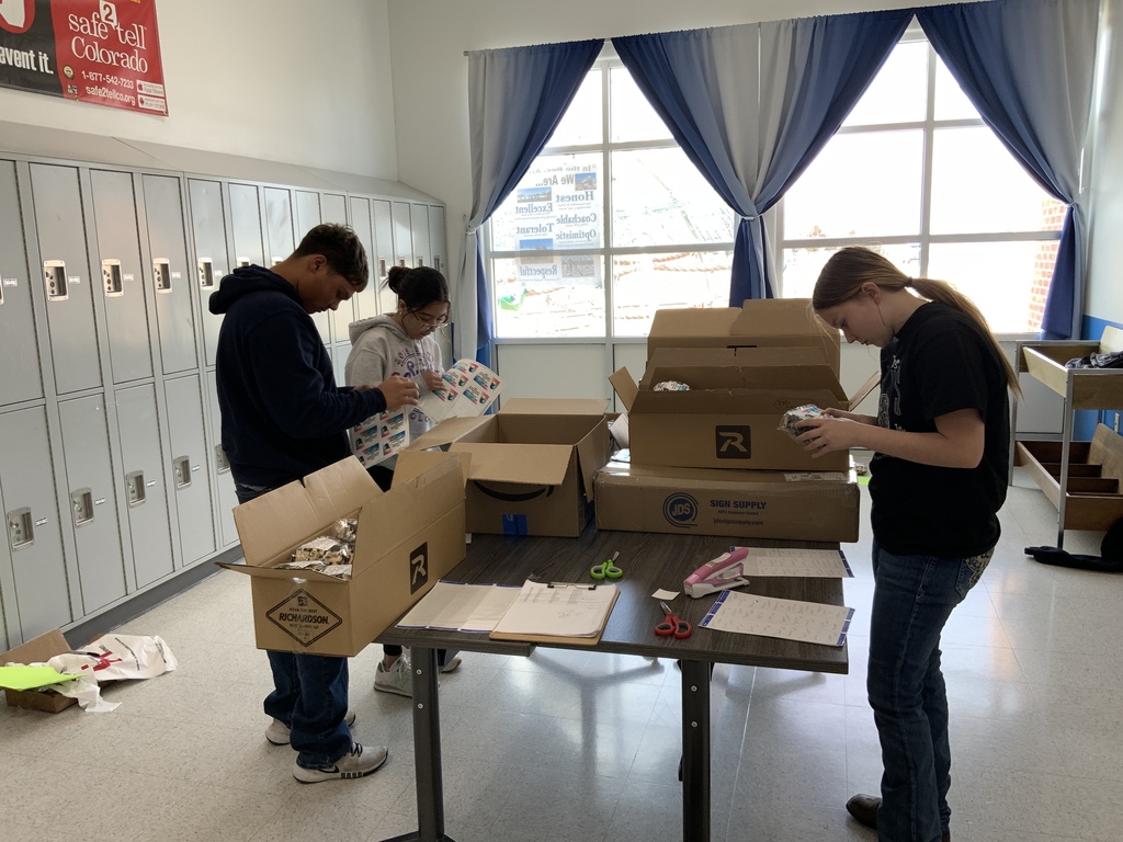 picturese of Spring Break activity from Teen council members and Ext office 