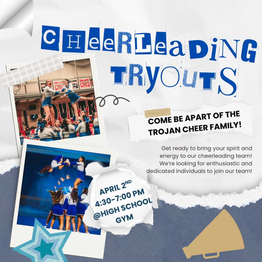 cheer tryouts flyer