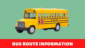 school bus route info