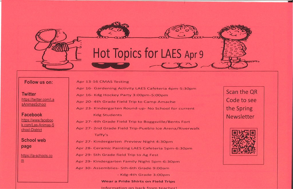 4/9 LAES hot topics